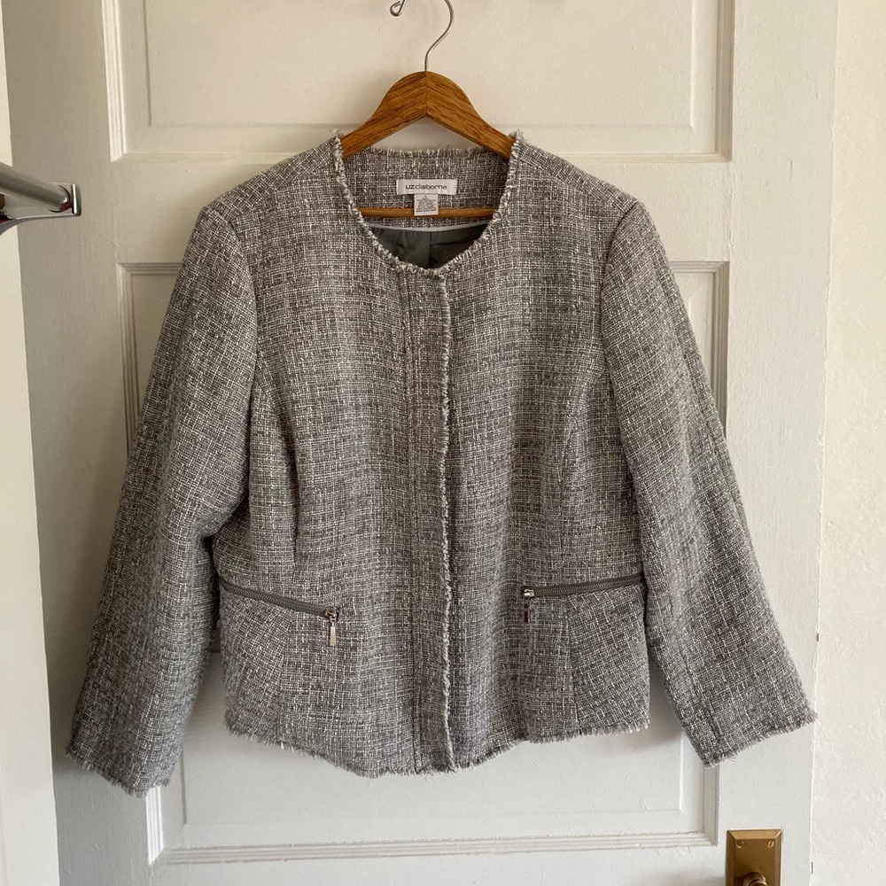 🧥 [Liz Claiborne] Summer 3/4 Sleeve Jacket, Size L, EUC
